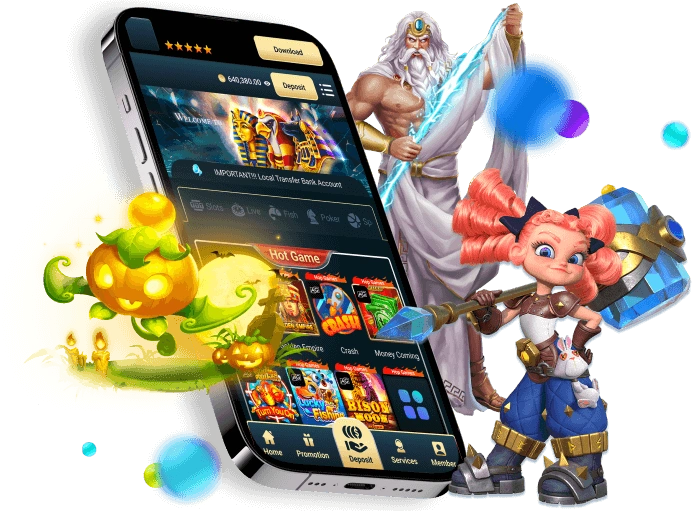 Biểu tượng máy slot cổ điển với trái cây và số 7